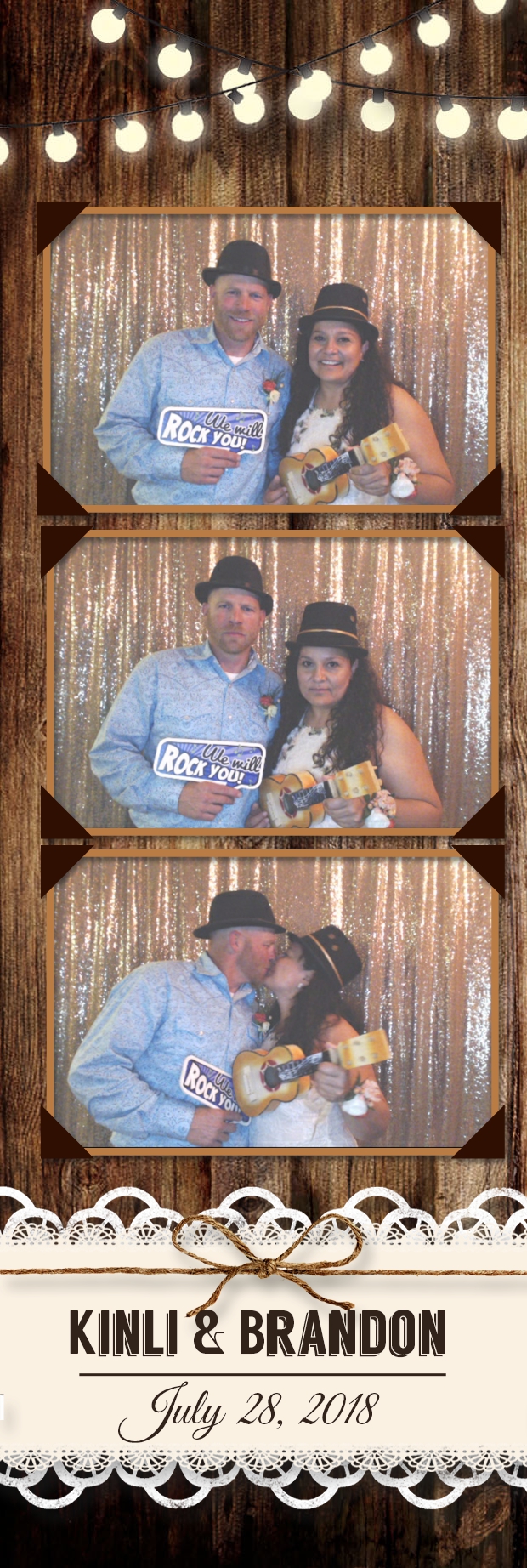 Kinli and Brandon's Wedding | View more photos from the event at gallery.photoboothbillings.com/u/PhotoBoothBillings/Kinli-and-Brandons-Wedding